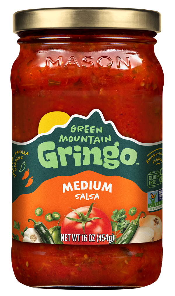 Green Mountain Gringo Medium Salsa jar